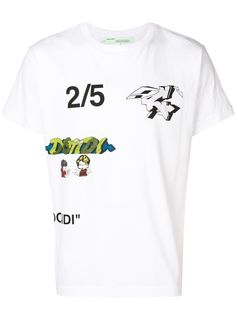 Off-White футболка с принтом