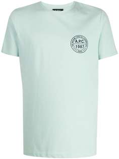 A.P.C. футболка с логотипом