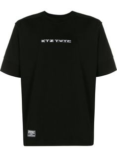KTZ футболка с вышитым логотипом