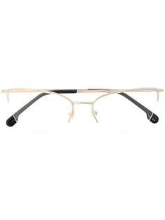 Versace Eyewear очки в оправе кошачий глаз с кристаллами