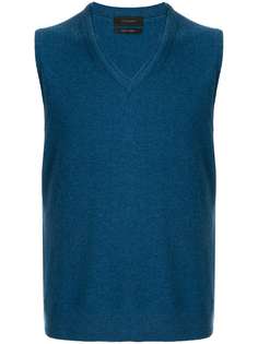 Durban свитер без рукавов с V-образным вырезом