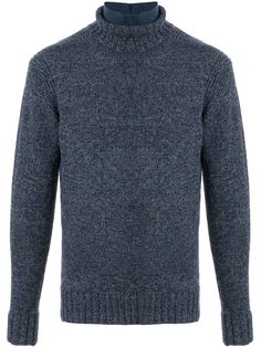 Durban свитер фактурной вязки с высоким воротником
