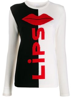 Escada Sport трикотажный джемпер с принтом