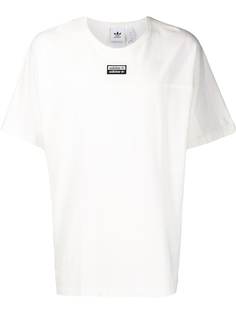 adidas футболка с круглым вырезом и логотипом