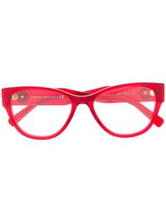 Versace Eyewear декорированные очки Medusa в оправе кошачий глаз