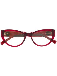 Versace Eyewear очки в оправе кошачий глаз