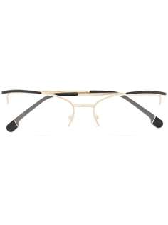 Versace Eyewear очки в оправе кошачий глаз с кристаллами