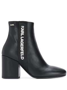 Karl Lagerfeld ботильоны с логотипом