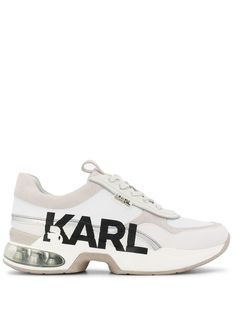 Karl Lagerfeld кроссовки на массивной подошве со вставками