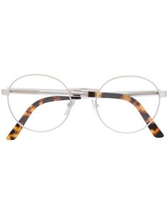 Prada Eyewear очки в круглой оправе
