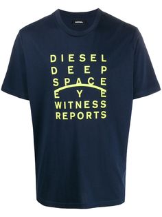 Diesel футболка T-Just-J5 с надписью