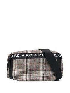 A.P.C. твидовая поясная сумка