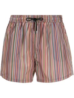 PS Paul Smith полосатые шорты с кулиской