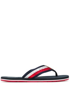 Tommy Hilfiger шлепанцы с парусиновыми ремешками