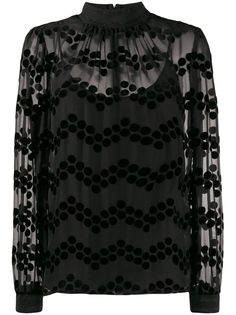 Tory Burch блузка в технике деворе
