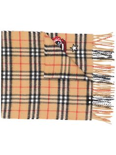 Burberry кашемировый шарф в клетку Vintage Check