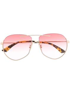 McQ Alexander McQueen солнцезащитные очки-авиаторы с эффектом градиента