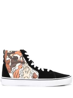 Vans кроссовки с принтом