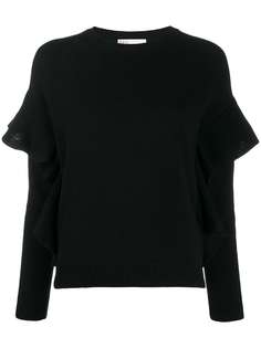 Red Valentino трикотажный джемпер с оборками
