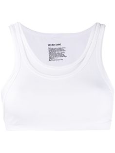 Helmut Lang укороченный многослойный топ