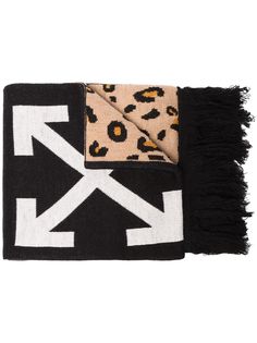 Off-White шарф с принтом
