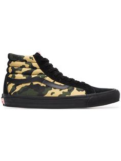 Vans камуфляжные хлопковые кеды Sk8 Hi