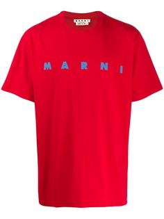 Marni футболка с логотипом