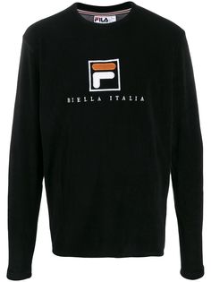 Fila махровая толстовка с вышитым логотипом