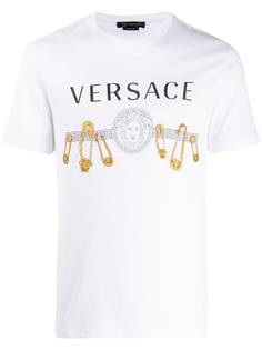 Versace футболка с принтом
