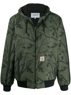 Carhartt WIP куртка с капюшоном и принтом