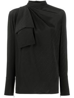 Victoria Victoria Beckham топ с драпировкой