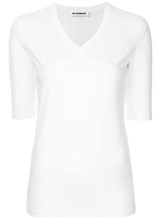 Jil Sander топ с V-образным вырезом
