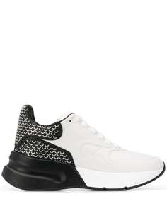 Alexander McQueen массивные кроссовки с узором