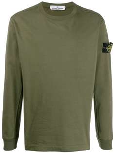 Stone Island толстовка с вышитым логотипом