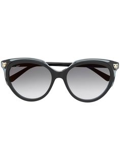 Cartier солнцезащитные очки Panthère в массивной оправе