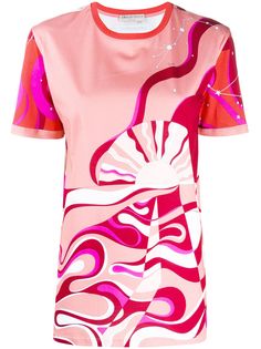 Emilio Pucci футболка с абстрактным принтом