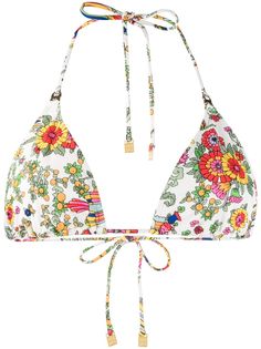 Tory Burch лиф бикини с цветочным принтом