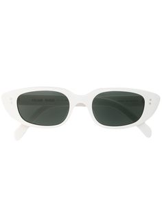 Celine Eyewear солнцезащитные очки в оправе кошачий глаз с заклепками