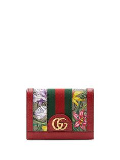 Gucci кошелек с принтом Flora