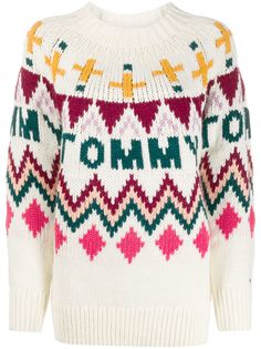 Tommy Jeans джемпер вязки интарсия с логотипом