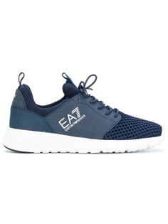 Ea7 Emporio Armani кроссовки с эластичными вставками