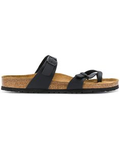 Birkenstock сандалии с двумя ремешками с пряжками