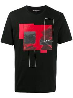 Michael Kors футболка свободного кроя с графичным принтом