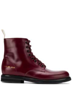 Common Projects lace up combat boots
