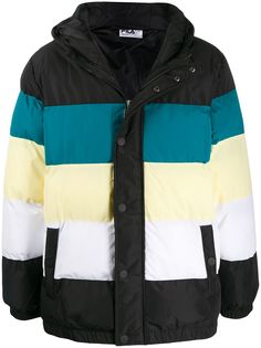 Fila пуховая куртка в стиле колор-блок
