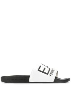 Ea7 Emporio Armani шлепанцы с логотипом