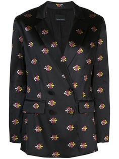 Cynthia Rowley двубортный жаккардовый блейзер