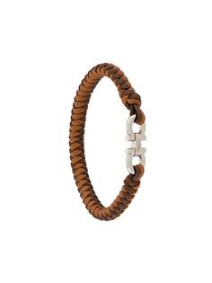 Salvatore Ferragamo плетеный браслет Gancini