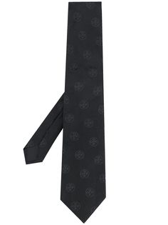 Off-White галстук с логотипом