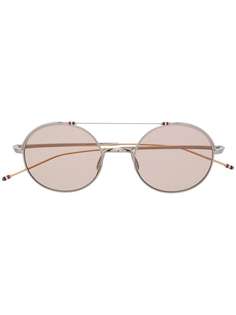 Thom Browne Eyewear солнцезащитные очки в круглой оправе